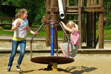 children on a playground